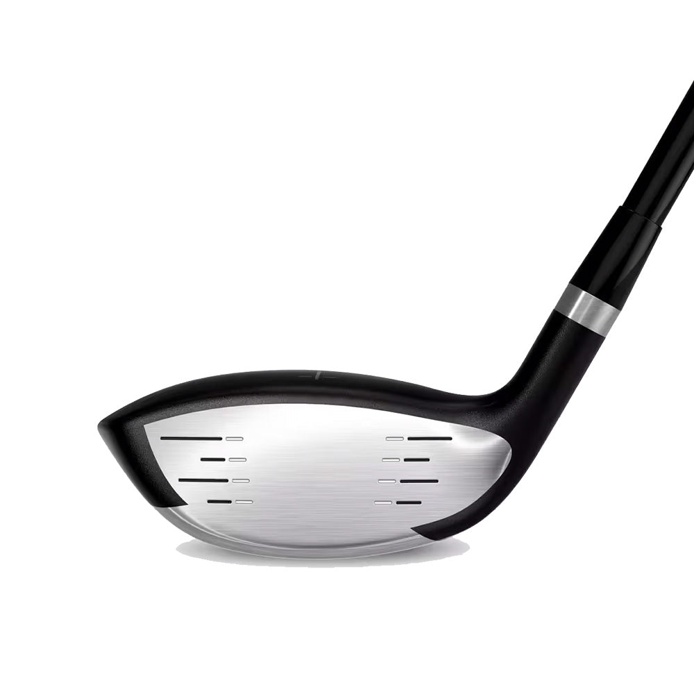 Face d'impact de ce club de golf pour un contact maitrisé avec la balle.