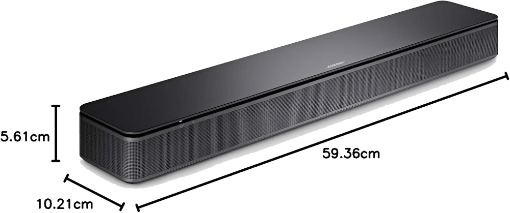 Les dimensions de cette barre de son Bose