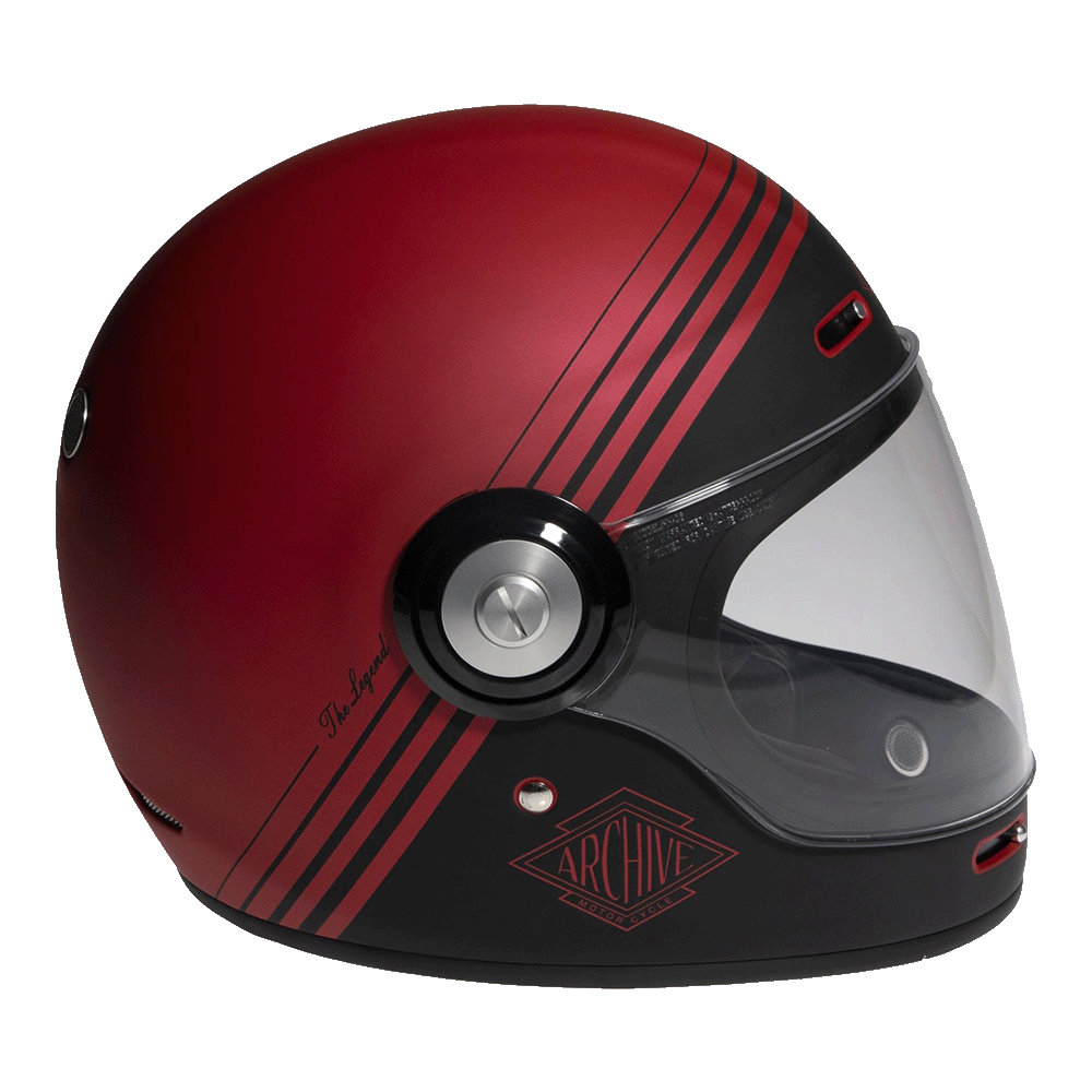 Sécurité et homologation confirmées pour ce casque Vintage