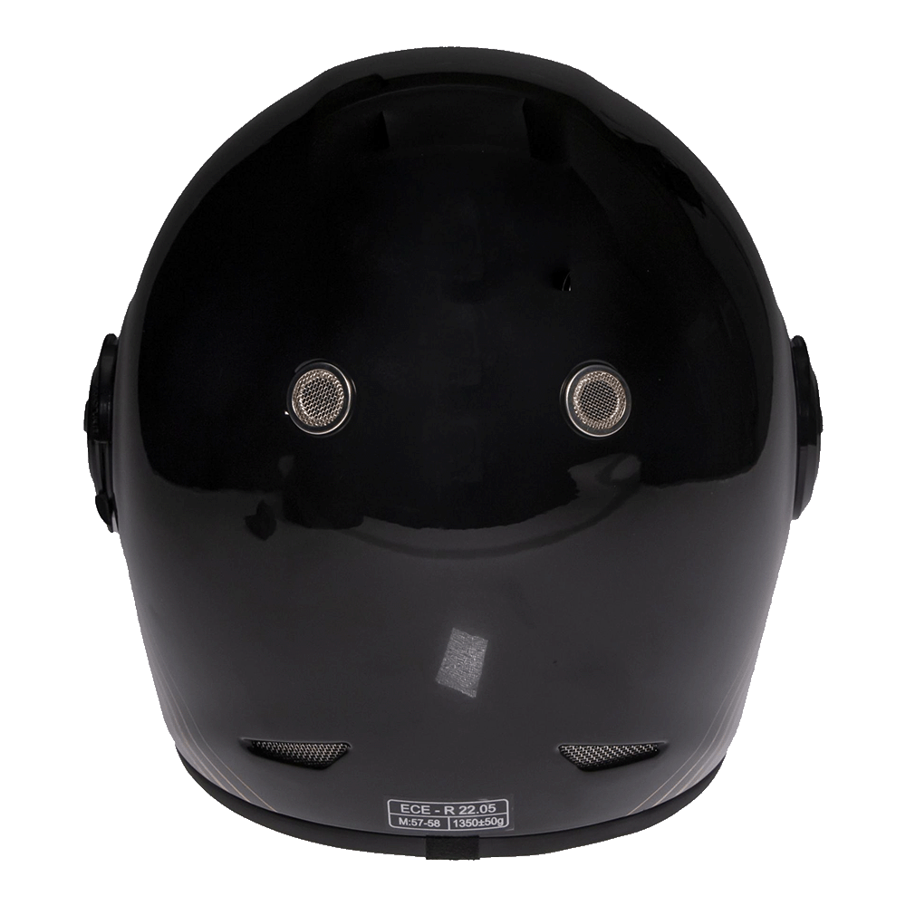 L'homologation de ce casque est estampillée sur l'arrière