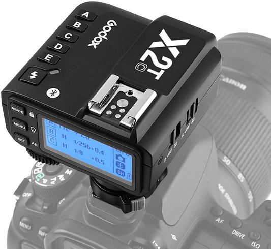 Déclencheur TTL et HSS GODOX X2T-C, idéal pour la photographie en studio et en extérieur.