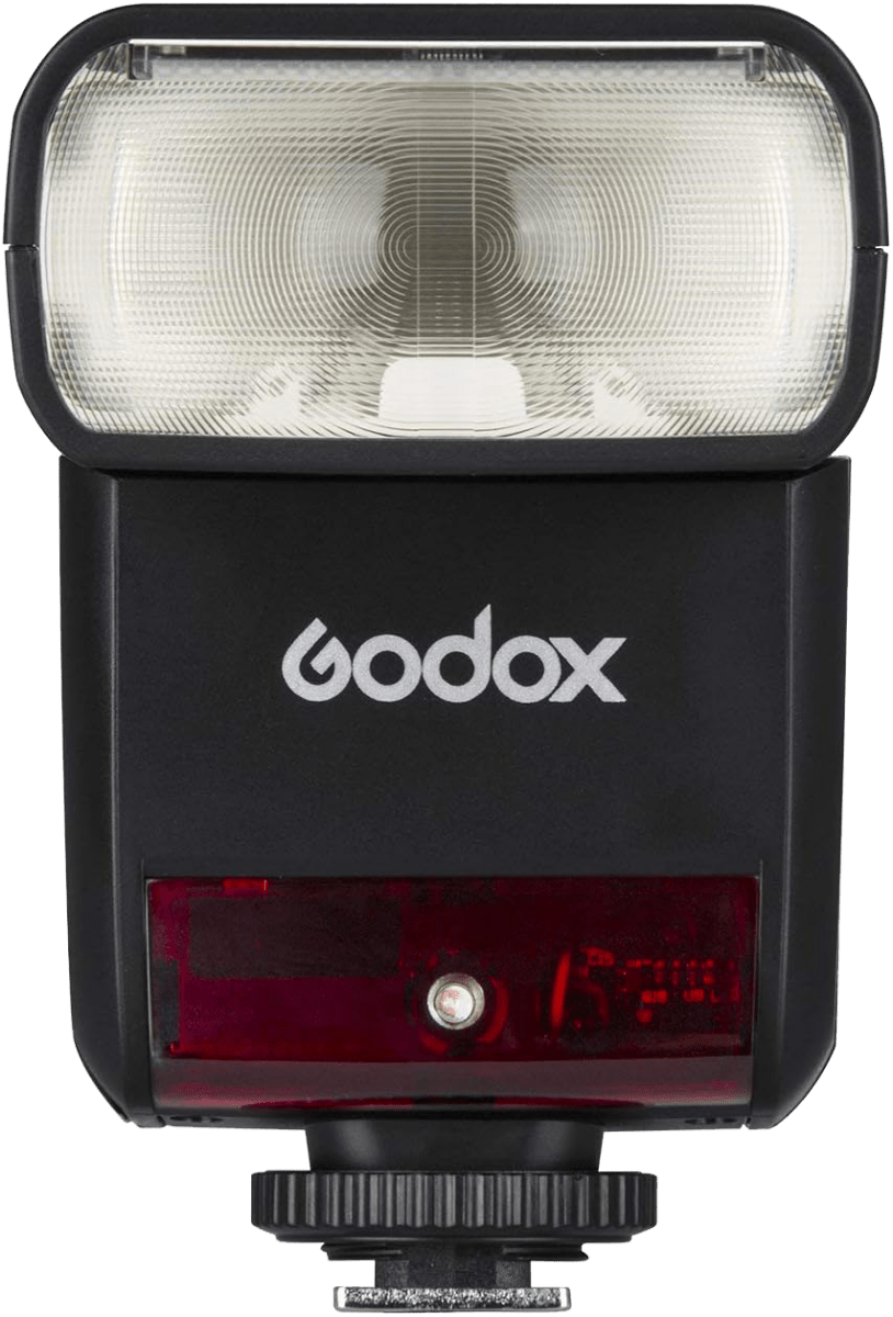 Flash Godox sans fil vu de face.