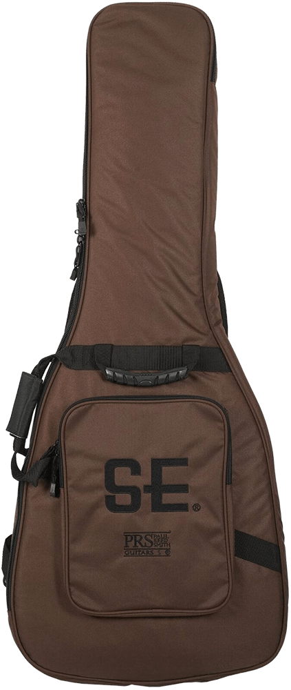 Housse de transport PRS SE noire avec logo PRS Guitars – Protection optimale pour votre guitare électrique.