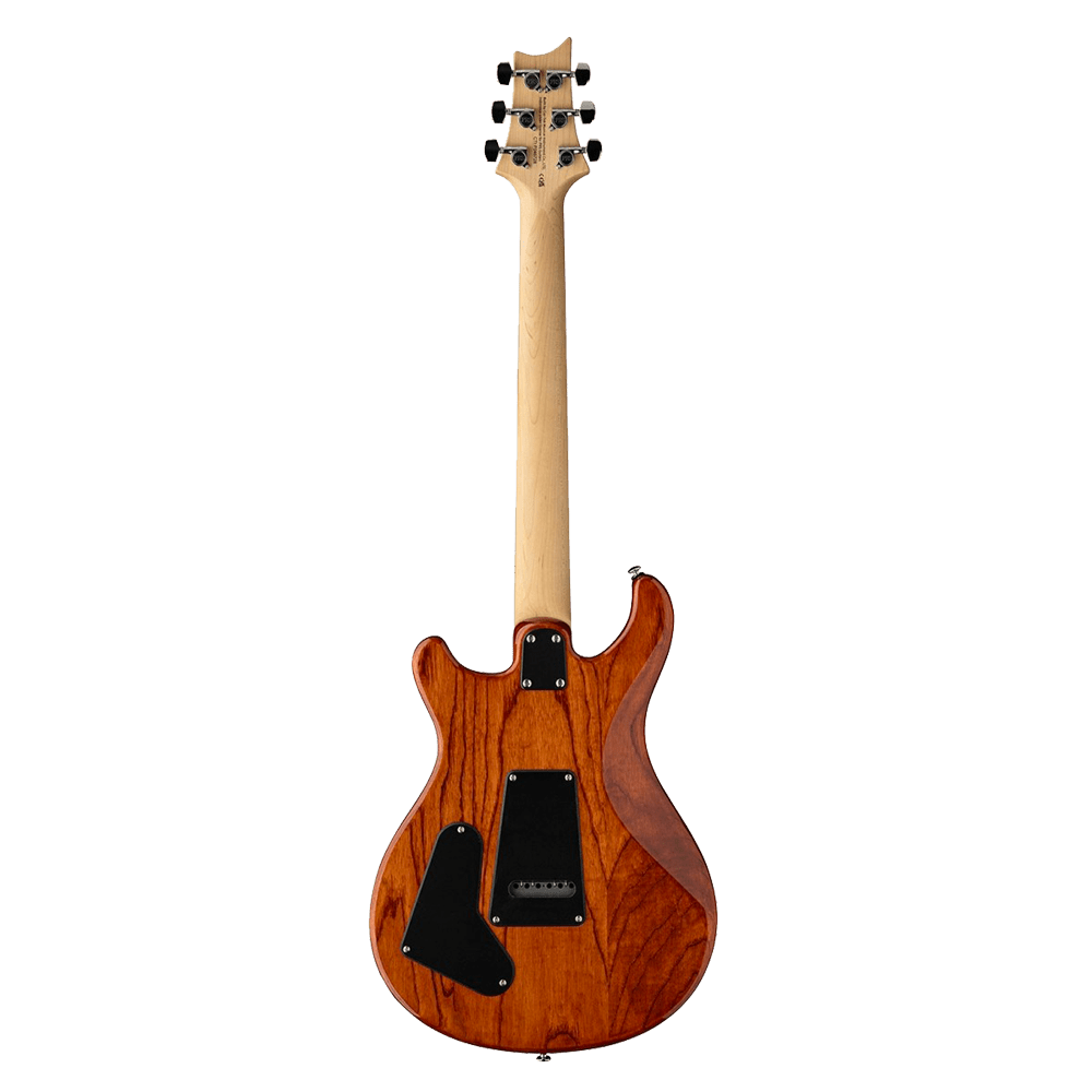 Dos de la guitare PRS SE Swamp Ash Special Vintage Sunburst – Une finition soignée et un design équilibré pour une prise en main parfaite.