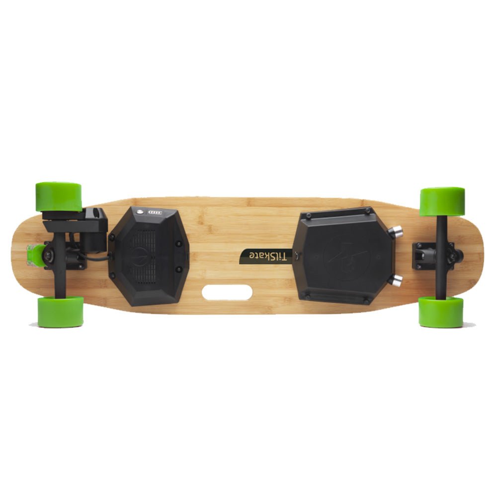 Skate Longboard Electrique Tilskate proposé par Tilgreen arrière planche.