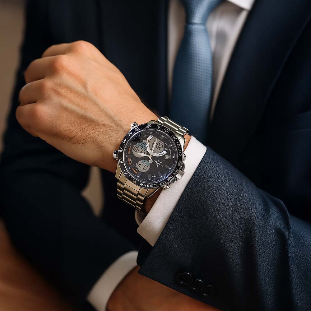 Cette montre MARTYN LINE vous apporte l'élégance souhaitée à la ville comme au bureau.