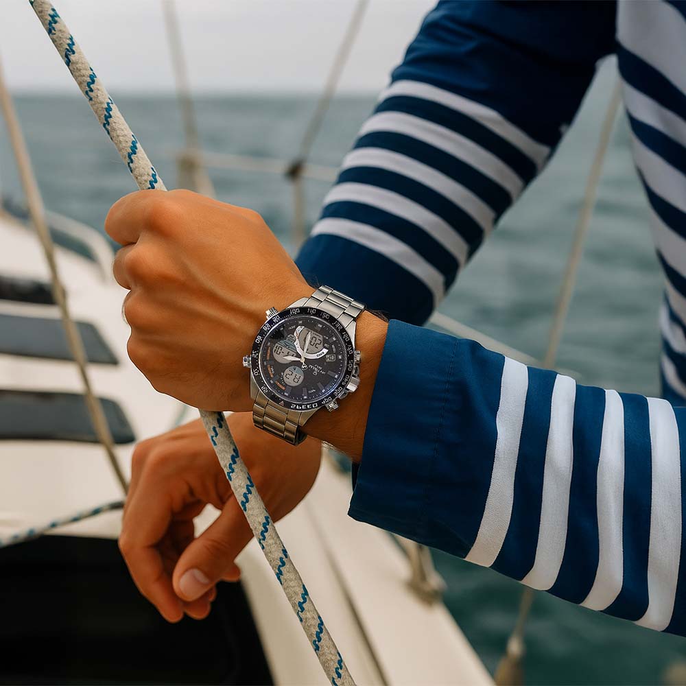 Les montres MARTYN LINE sont robustes, elles vous permettent la pratique de tous vos sports favoris.