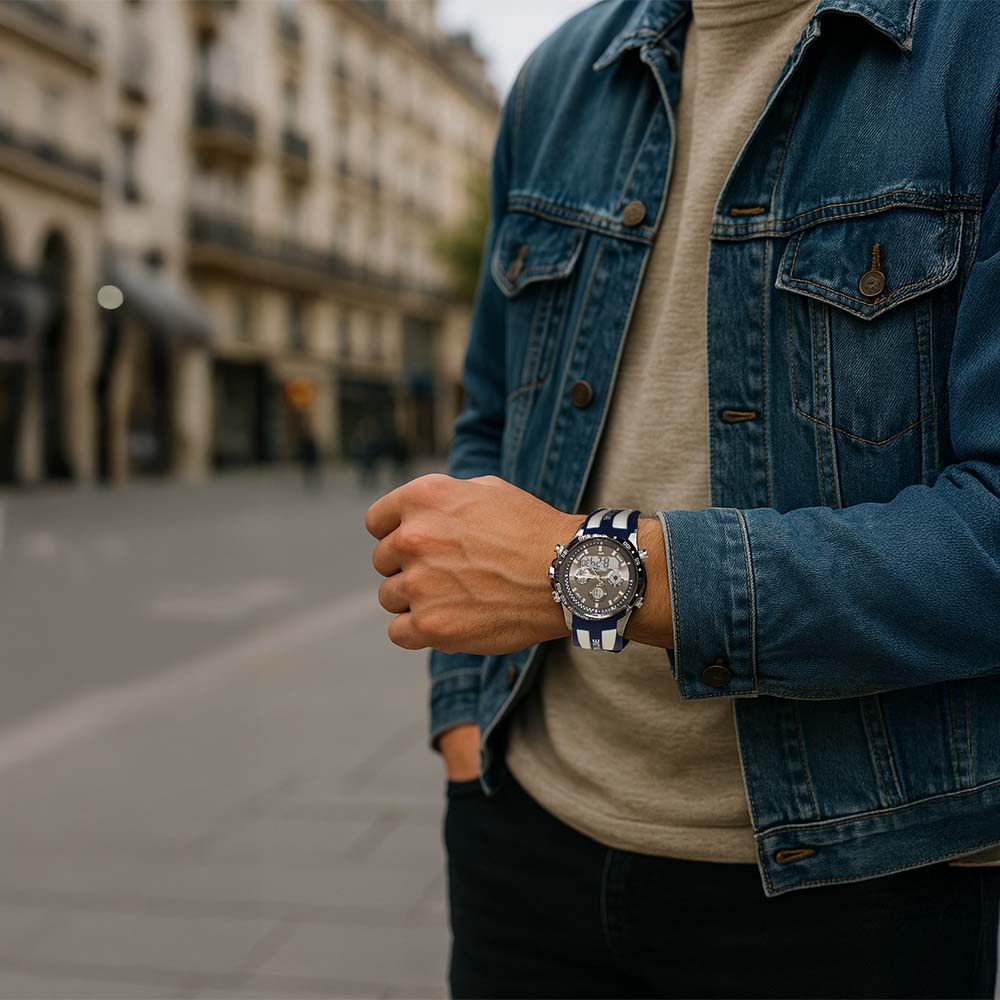 Cette montre est l'accessoire idéal pour vous amener le petit plus que vous recherchez à la ville comme pour le sport.