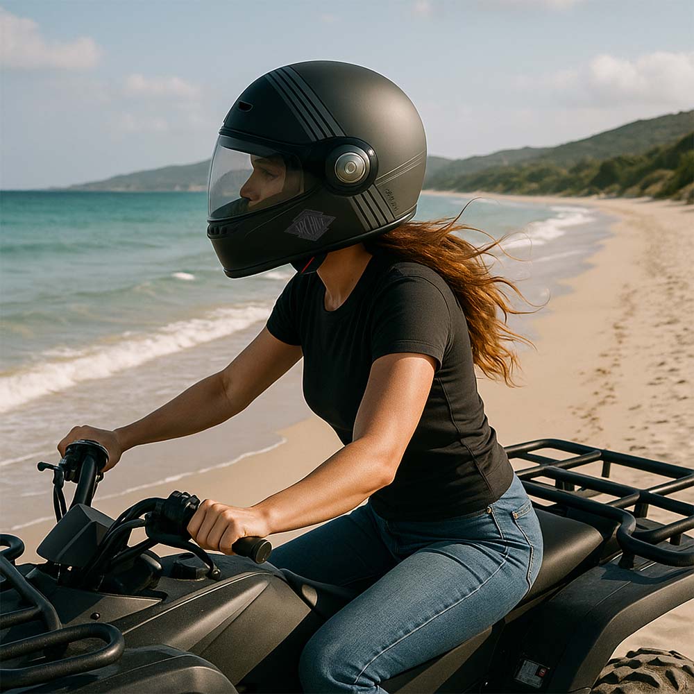Casque moto Archive Vintage The Legend V135 - Les Etoiles de Magalie