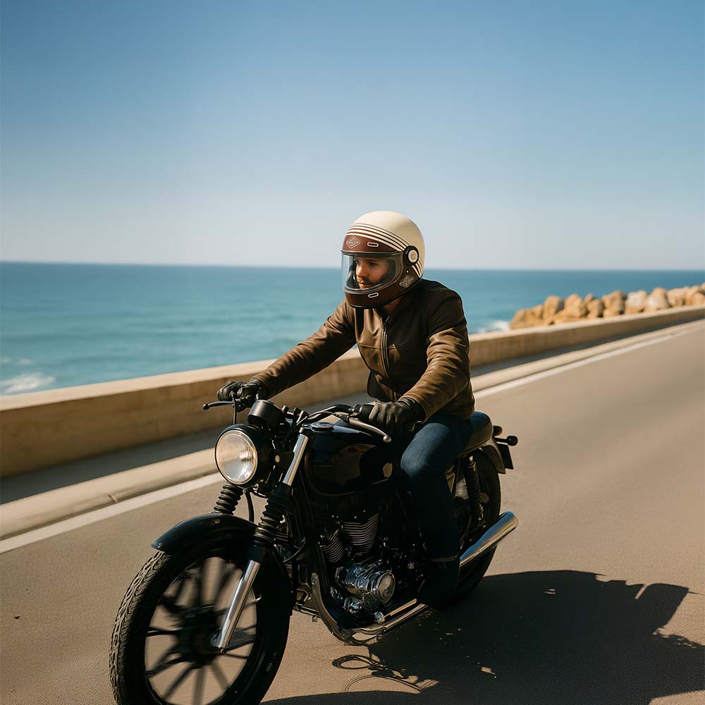 Casque moto Archive Vintage The Legend V135 - Les Etoiles de Magalie