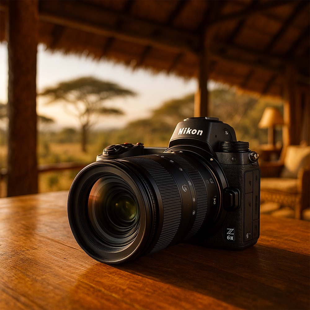 Appareil photo NIKON Z6II fait pour les safaris photos au KENYA