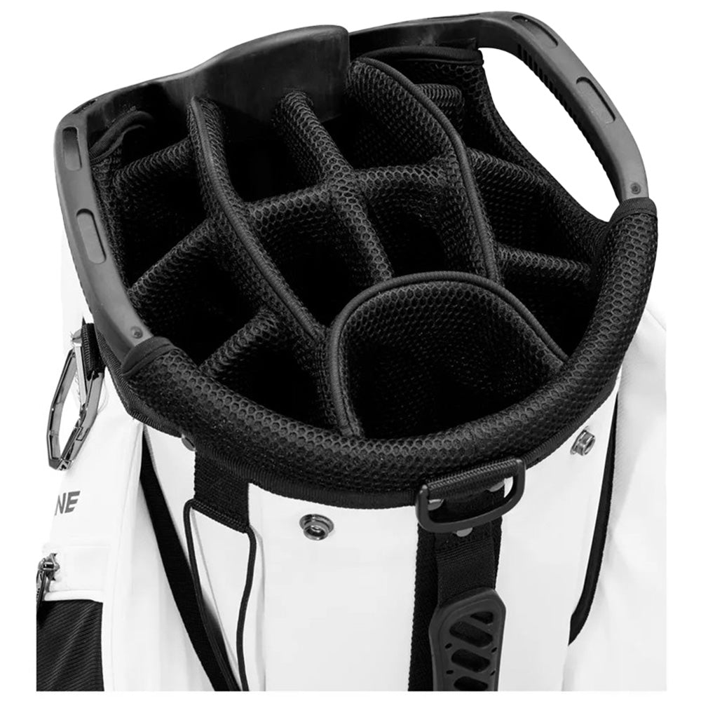Compartiments de rangement du sac de golf Wilson Alpine.