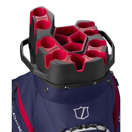 Visuel des logements de clubs de ce sac de golf WILSON