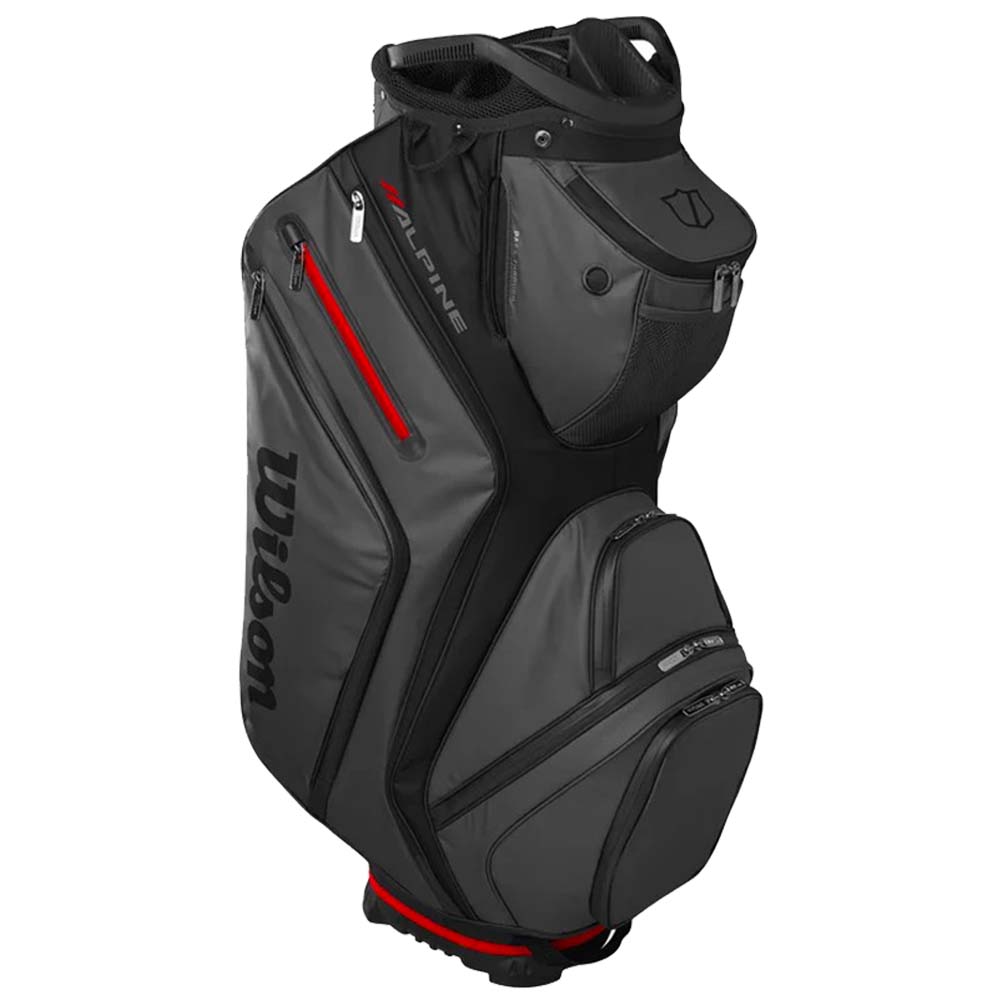 Sac chariot Wilson Staff Alpine Dry – Noir Gris – Étanche, Léger et Fonctionnel