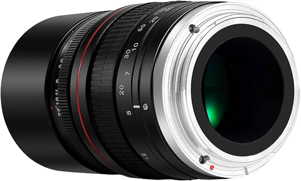 Téléobjectif zoom 135mm F2.8, parfait pour la photographie en basse lumière.