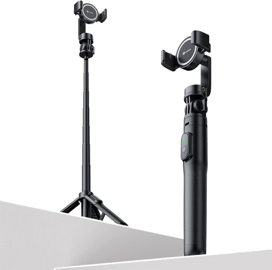 Trépied universel ANDOBIL, compatible avec smartphones et caméras pour des prises de vue stables.