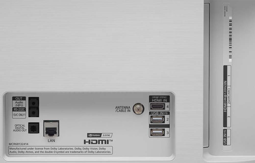 Multiple connexion hdmi, lan, optique ou RCA et USB.