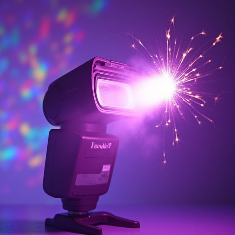 Il est important d'équiper votre appareil photo d'un flash adapté.