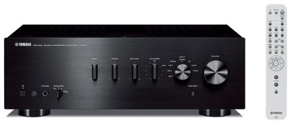 Amplificateur Yamaha A-S301 stéréo Hi-Fi, 2 x 60 W, avec DAC intégré et entrées optique/coaxiale.
