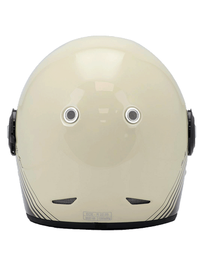 Aération arrière dans la version beige de ce casque archive vintage V 135