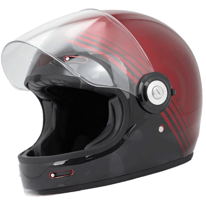 Comme le reste de cette série de casque une visière à grande ouverture. 