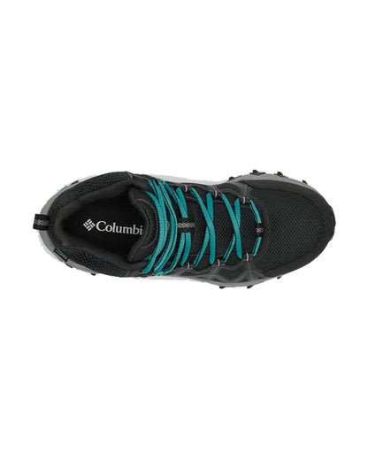 chaussures Columbia femme noir design moderne lacets bleu pétrole