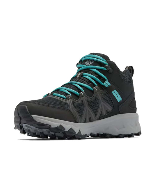 chaussures outdoor femme Columbia noir respirantes lacets bleu canard