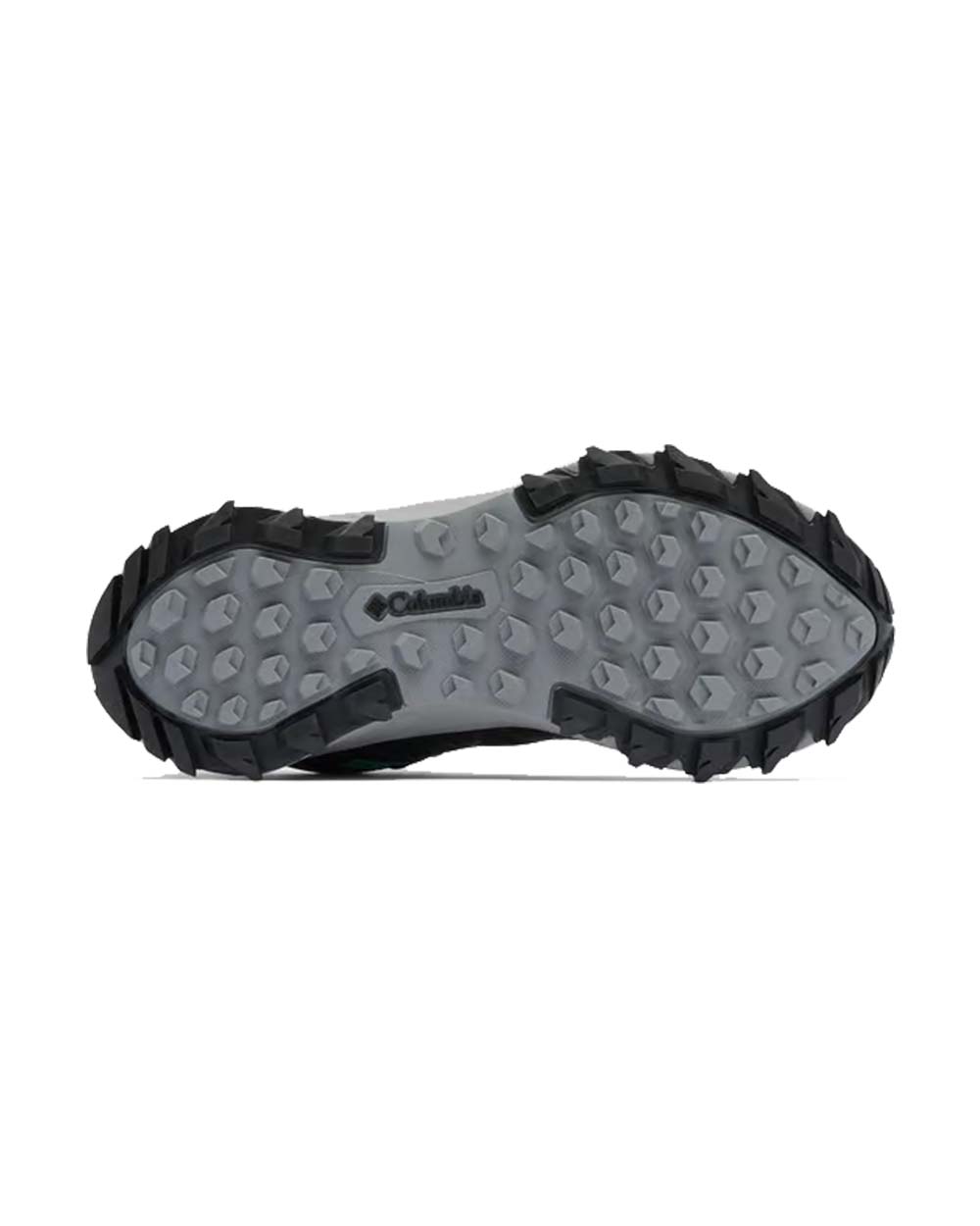 chaussures Columbia femme trail noir semelle accrocheuse lacets bleu pétrole
