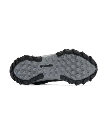 chaussures Columbia femme trail noir semelle accrocheuse lacets bleu pétrole