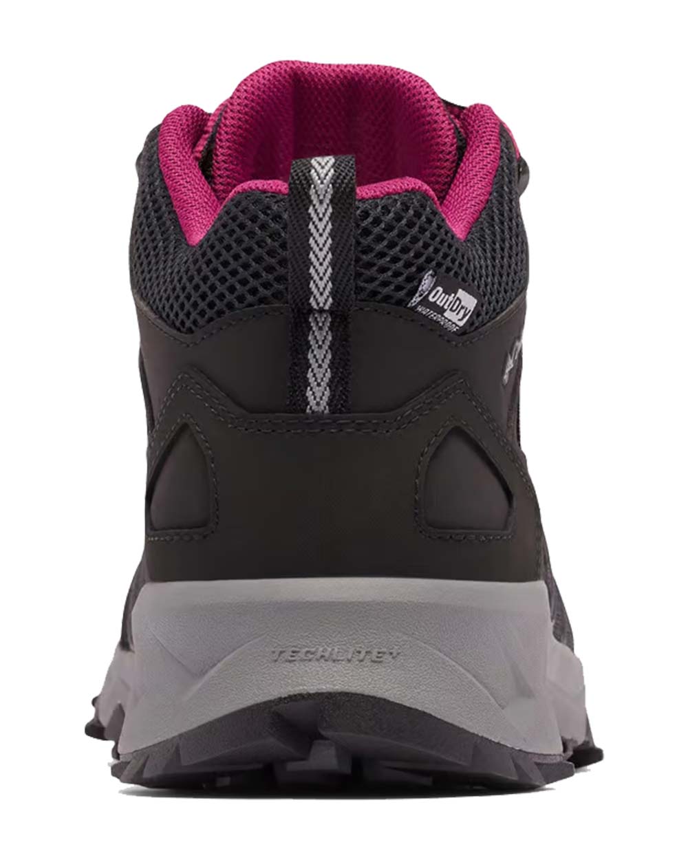 chaussures Columbia femme noir polyvalente randonnée trail lacets rose fuchsia