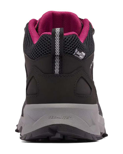 chaussures Columbia femme noir polyvalente randonnée trail lacets rose fuchsia