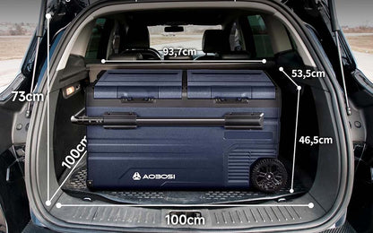 AAOBOSI aux dimensions impressionnantes pour un emport de volume maximum