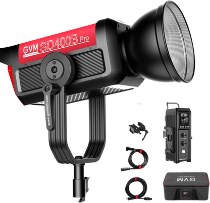 GVM Lampe vidéo LED 400 W, Pro 400B Bowens LED pour toute vos videos