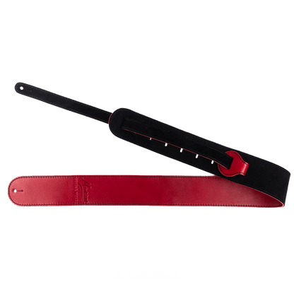 RED ALERT est une sangle de guitare en cuir de la marque MANSON