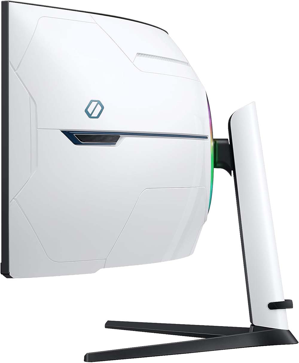 Un moniteur bien stable grâce a son pied adapté à la charge.