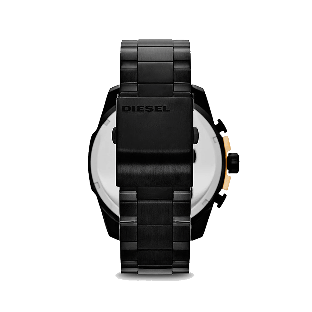 Le bracelet de cette montre Diesel DZ4338 est en acier et de couleur anthracite. C'est un bracelet très robuste.