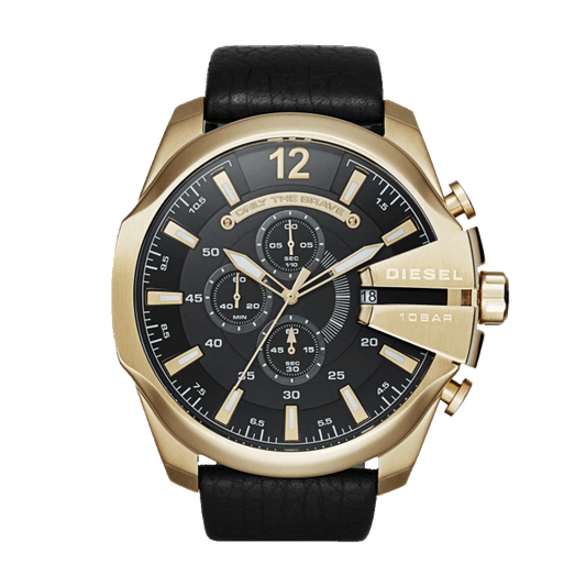 Montre Diesel Modèle DZ4344 la conjugaison de l'or et du noir.
