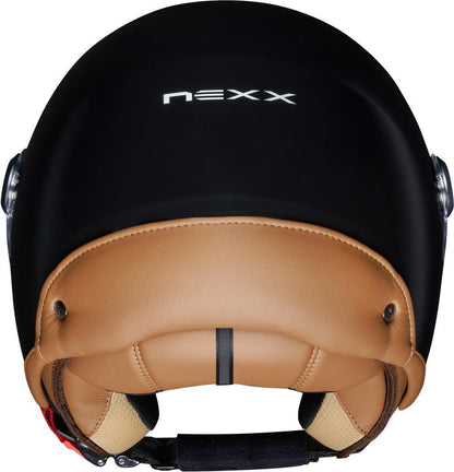 Vu de dos de ce casquet jet nexx