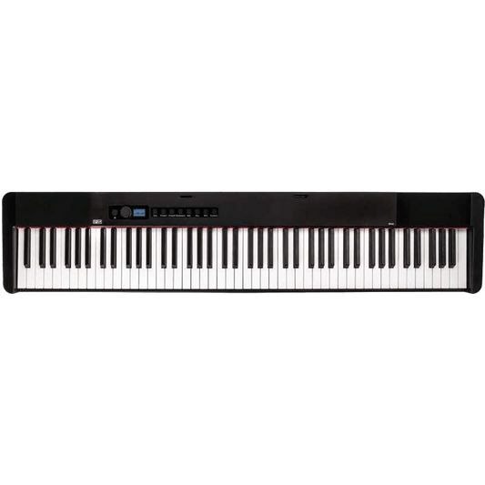Piano numérique Oqan QK88P vu de face – Un design compact et élégant pour tous les pianistes