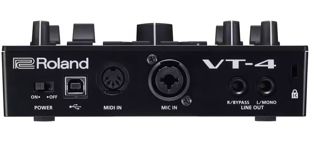 Connectiques arrière du ROLAND VT-4