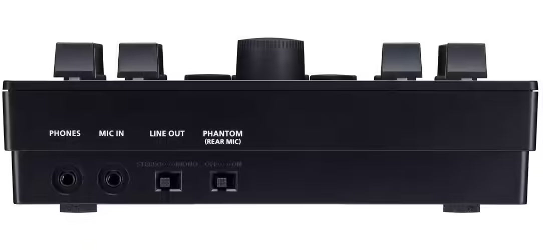 Connexion avant de ce modificateur de voix ROLAND.